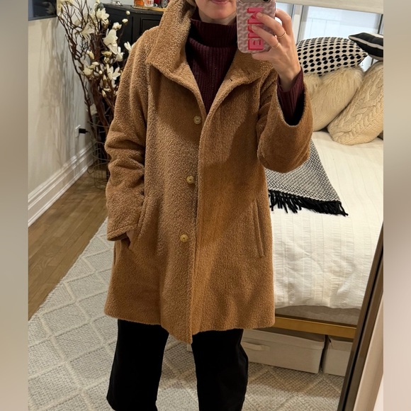 Max Mara Alpaca Camel Teddy Swing Coat 2 4 XS S - Picture 3 of 10